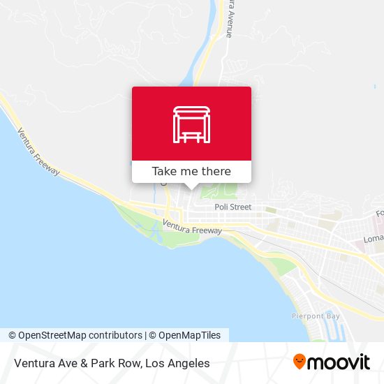 Mapa de Ventura Ave & Park Row