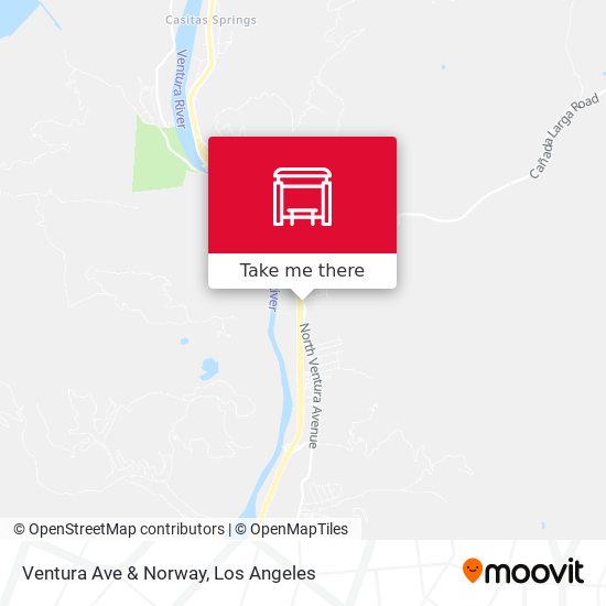 Ventura Ave & Norway map