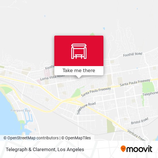 Mapa de Telegraph & Claremont