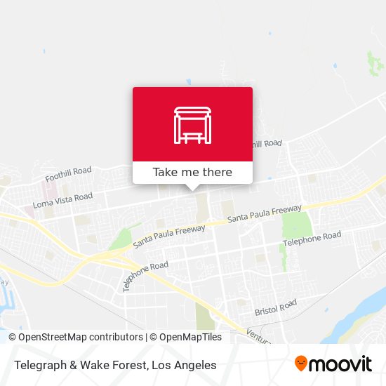 Telegraph & Wake Forest map