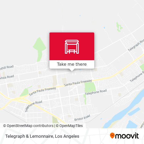Telegraph & Lemonnaire map