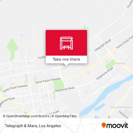 Mapa de Telegraph & Mara