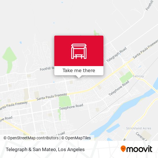 Mapa de Telegraph & San Mateo