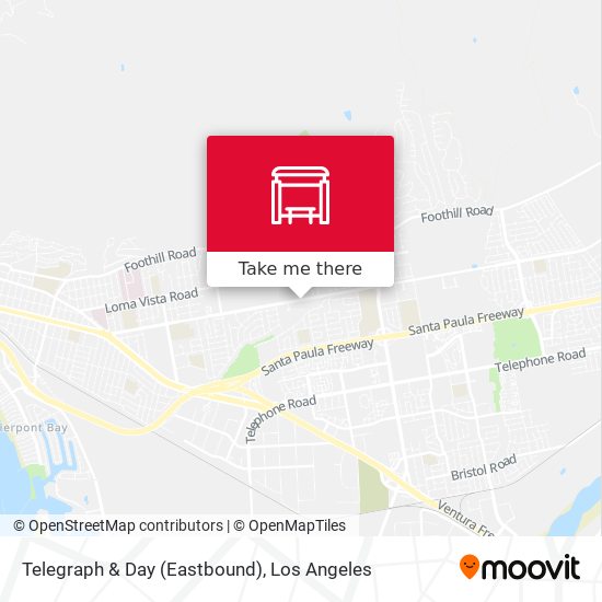 Telegraph & Day (Eastbound) map