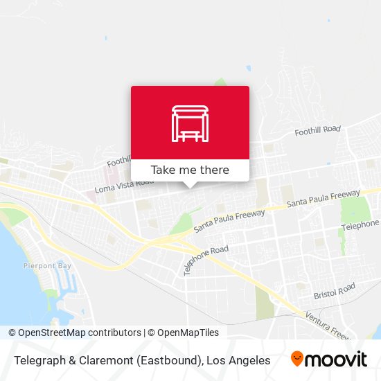 Telegraph & Claremont (Eastbound) map