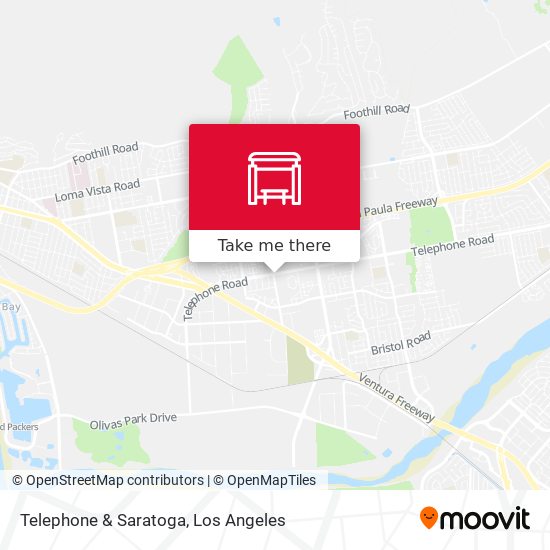 Mapa de Telephone & Saratoga