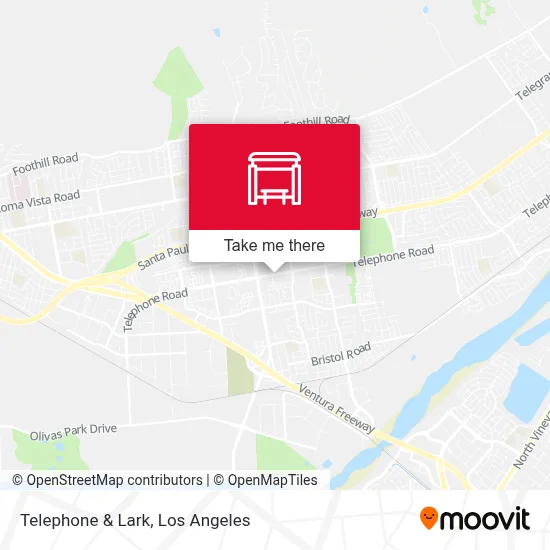 Telephone & Lark map