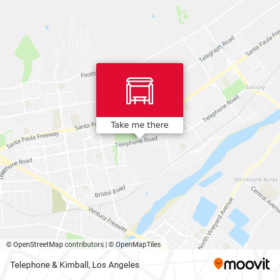Telephone & Kimball map