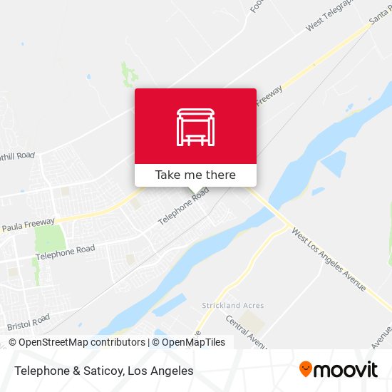 Telephone & Saticoy map