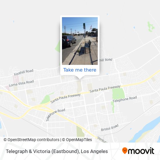 Telegraph & Victoria (Eastbound) map