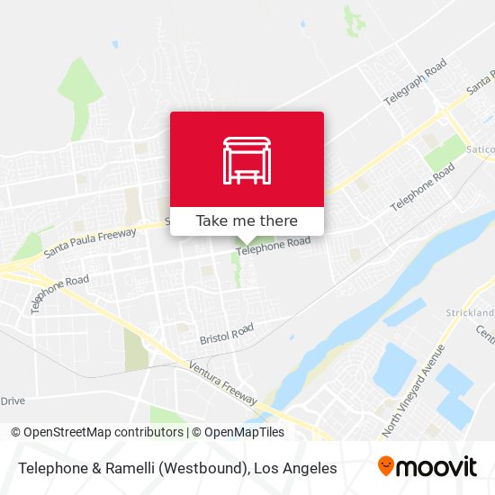 Mapa de Telephone & Ramelli (Westbound)