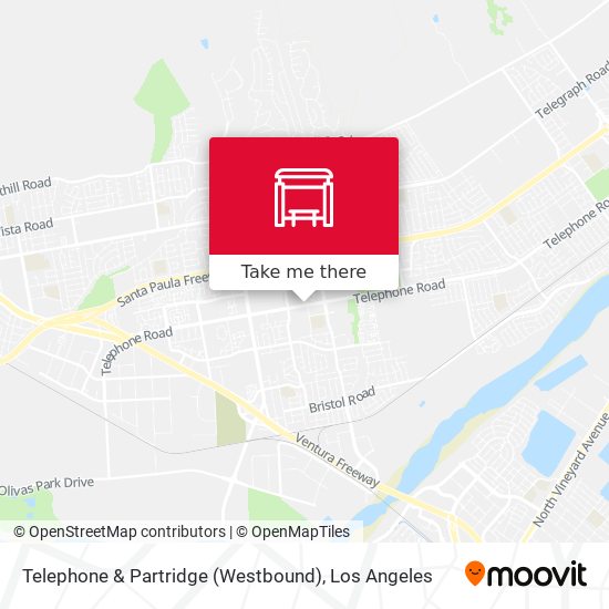 Telephone & Partridge (Westbound) map