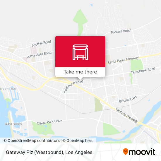 Mapa de Gateway Plz (Westbound)