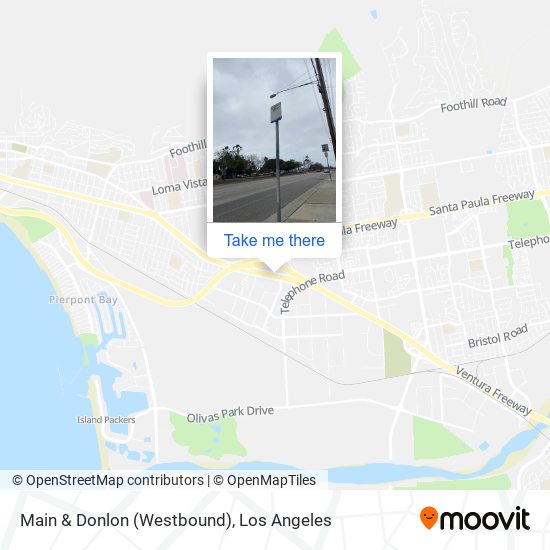 Main & Donlon (Westbound) map