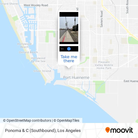 Ponoma & C (Southbound) map