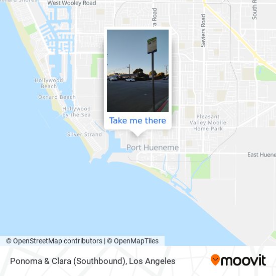 Mapa de Ponoma & Clara (Southbound)