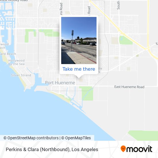 Perkins & Clara (Northbound) map