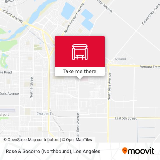 Rose & Socorro (Northbound) map
