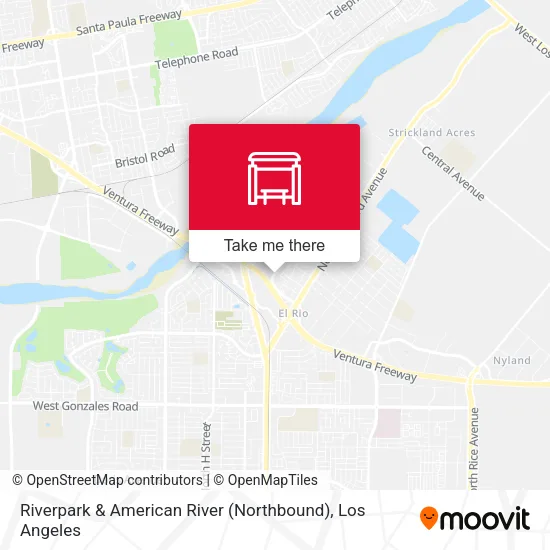 Riverpark & American River (Northbound) map