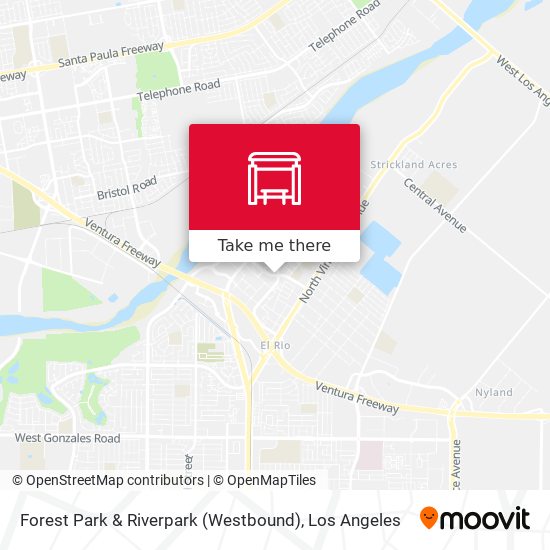 Mapa de Forest Park & Riverpark  (Westbound)