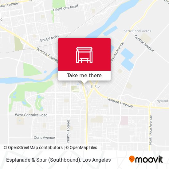 Mapa de Esplanade & Spur (Southbound)