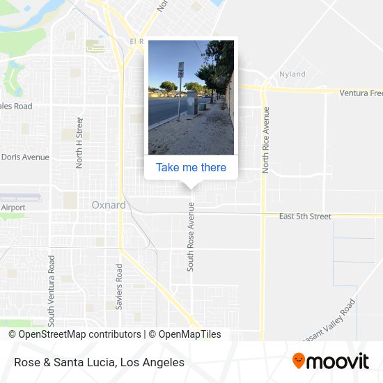 Rose & Santa Lucia map