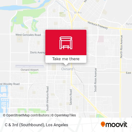 Mapa de C & 3rd (Southbound)