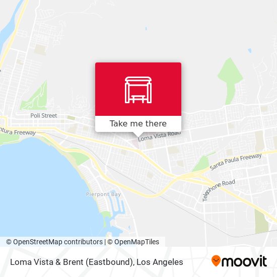 Mapa de Loma Vista & Brent (Eastbound)