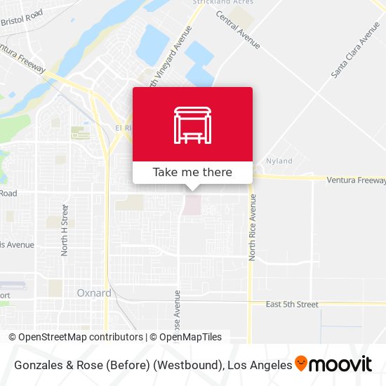 Gonzales & Rose (Before) (Westbound) map