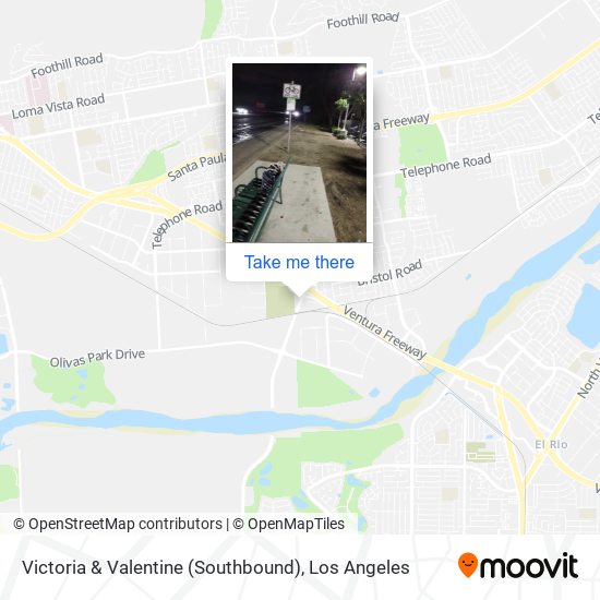 Mapa de Victoria & Valentine (Southbound)