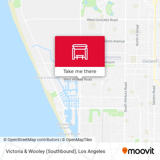 Victoria & Wooley (Southbound) map