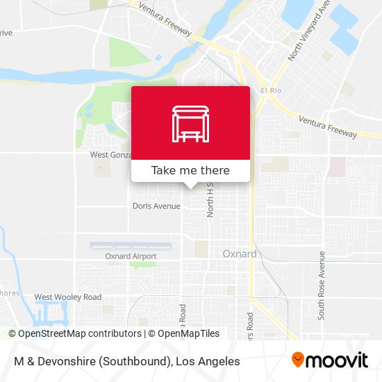 Mapa de M & Devonshire (Southbound)