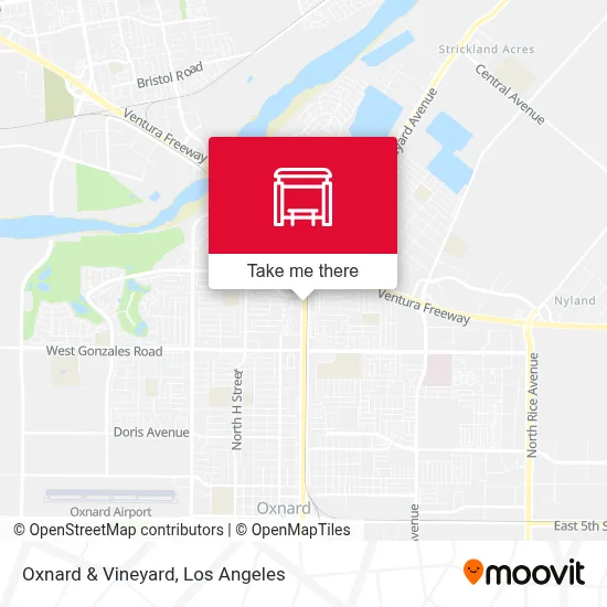 Oxnard & Vineyard map