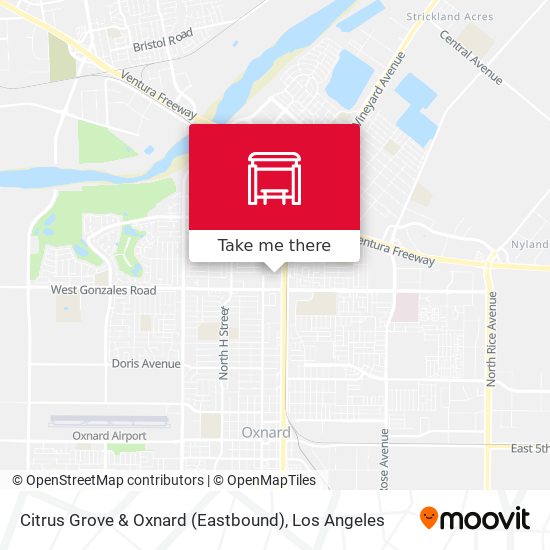 Mapa de Citrus Grove & Oxnard (Eastbound)