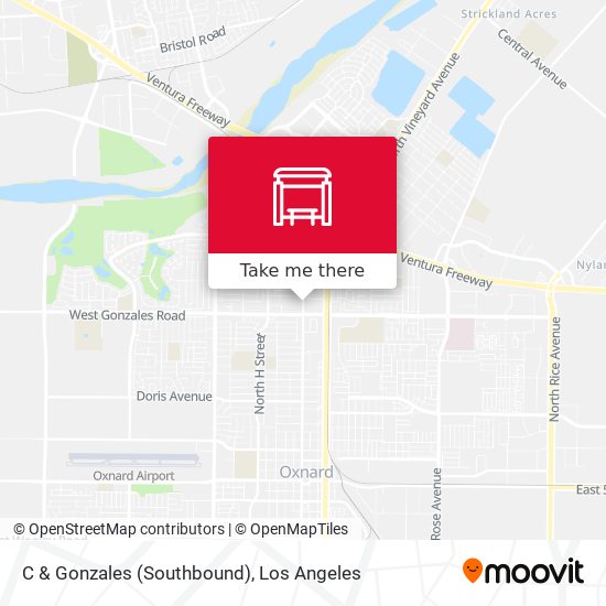 C & Gonzales (Southbound) map