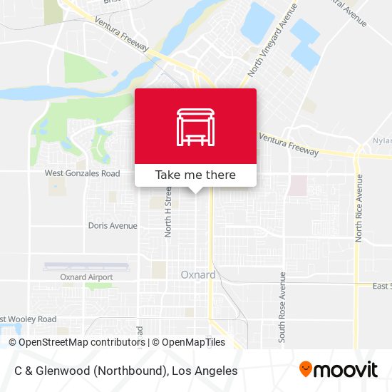 Mapa de C & Glenwood (Northbound)