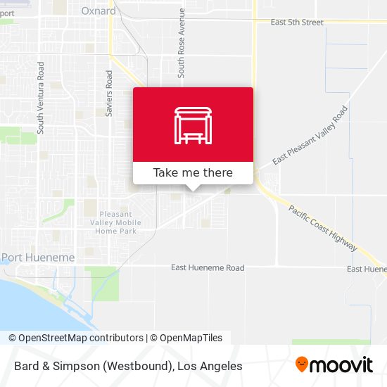 Bard & Simpson (Westbound) map