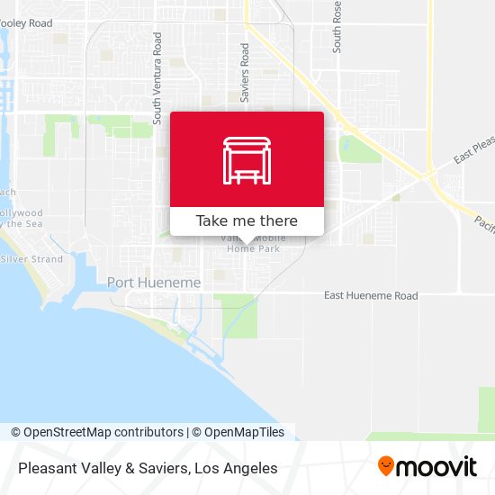 Pleasant Valley & Saviers map