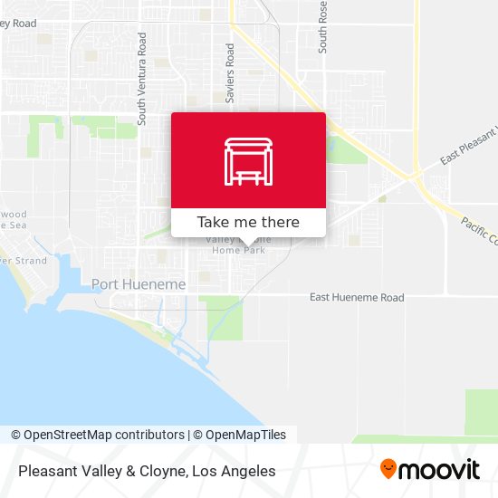 Pleasant Valley & Cloyne map