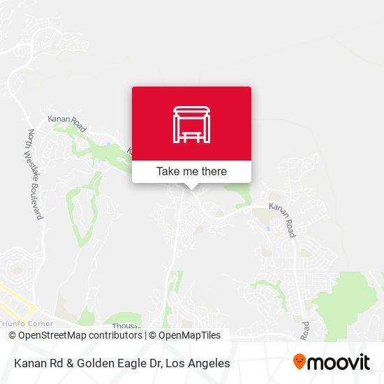 Kanan Rd & Golden Eagle Dr map