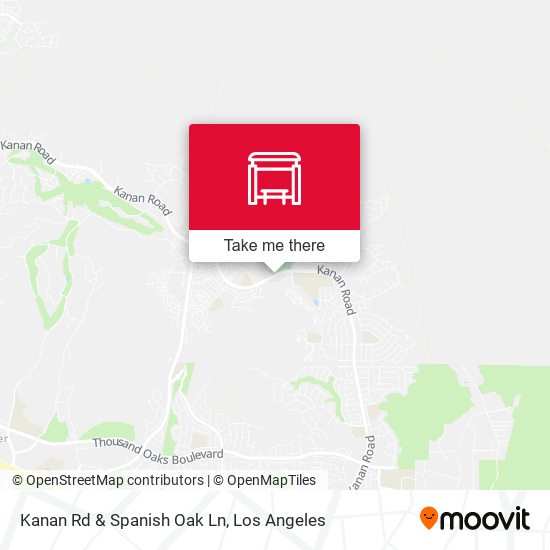 Mapa de Kanan Rd & Spanish Oak Ln