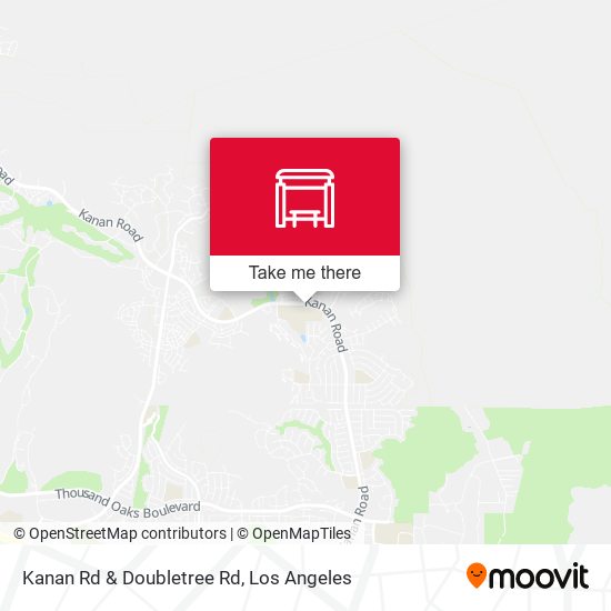 Kanan Rd & Doubletree Rd map
