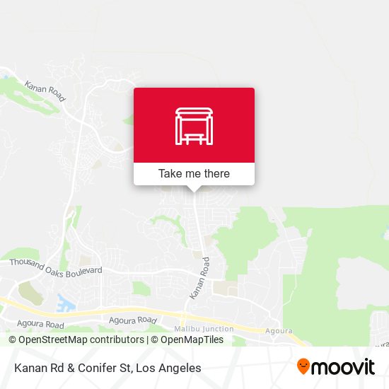 Mapa de Kanan Rd & Conifer St