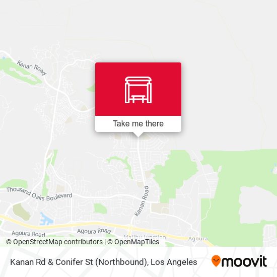 Mapa de Kanan Rd & Conifer St (Northbound)