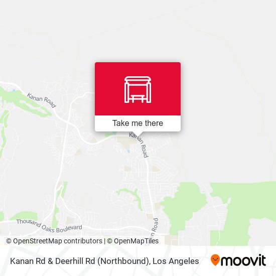 Mapa de Kanan Rd & Deerhill Rd (Northbound)