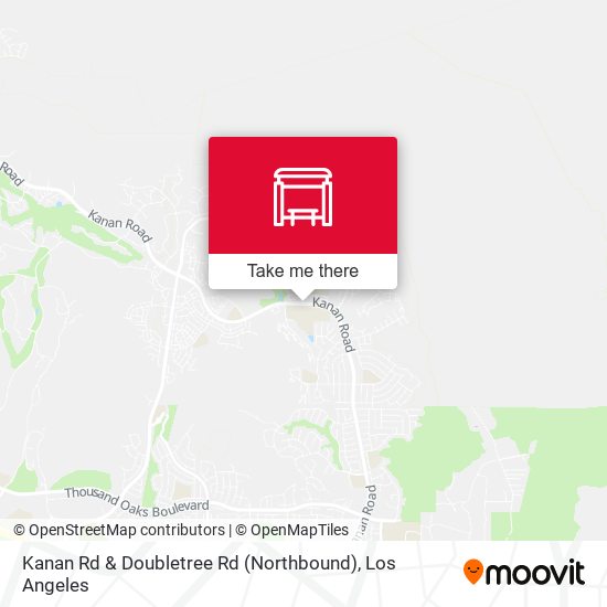 Kanan Rd & Doubletree Rd (Northbound) map