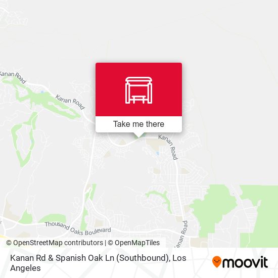 Kanan Rd & Spanish Oak Ln (Southbound) map
