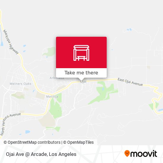 Ojai Ave @ Arcade map