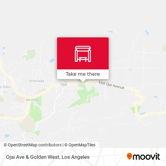 Mapa de Ojai Ave & Golden West