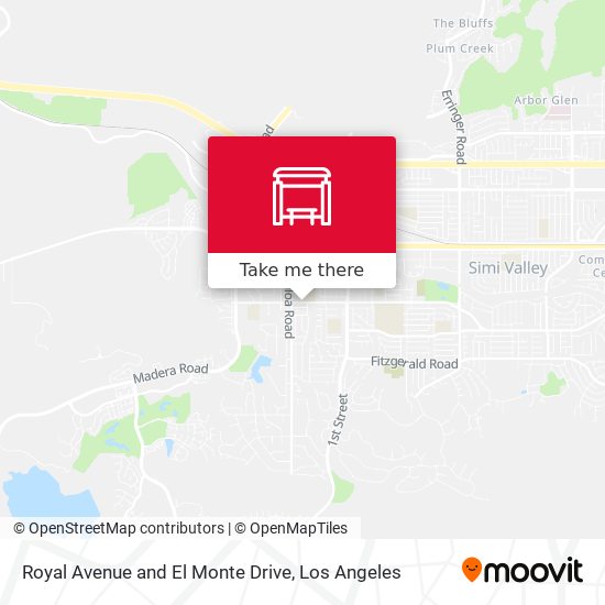 Mapa de Royal Avenue and El Monte Drive